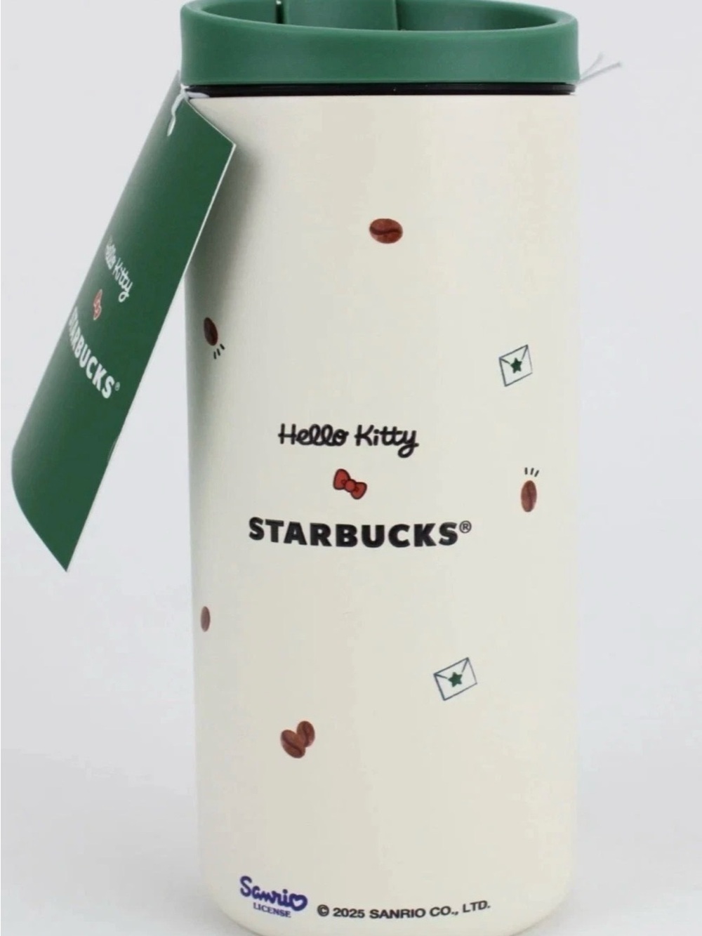 Hello Kitty Starbucks 12 oz Stainless Hot/Cold Tumbler w Lid Limited Edition - Picture 2 of 7